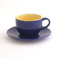 KC-00018 Haonai color esmaltado té de cerámica y café conjunto
